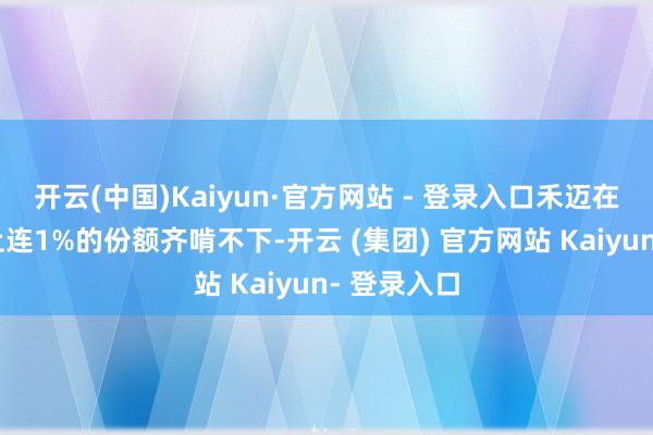 开云(中国)Kaiyun·官方网站 - 登录入口禾迈在大家市集上连1%的份额齐啃不下-开云 (集团) 官方网站 Kaiyun- 登录入口